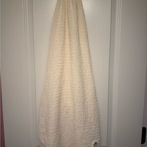 Cream Textured Dress